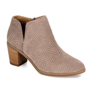LUCKY BRAND WOMENS PARNESA BOOTIE - TAUPE
